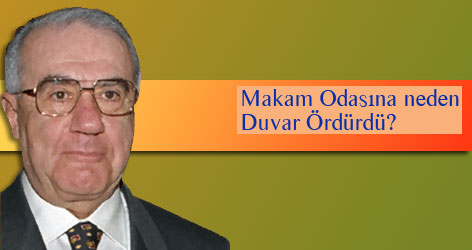 Makam Odasına Duvar Ördürdü