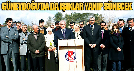 Güneydoğu'da ışık söndürme eylemi