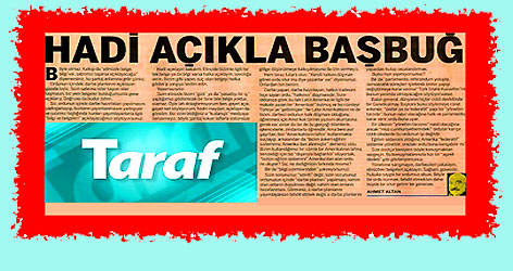 Taraf’tan TSK’ya sert tepki