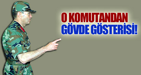 O komutandan gövde gösterisi!