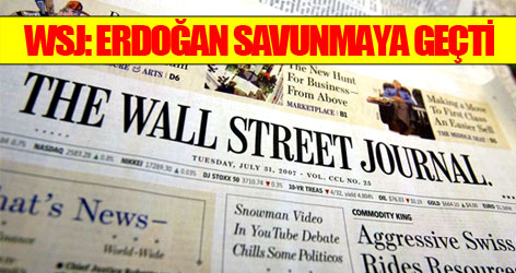 Erdoğan W. Street Journal'da