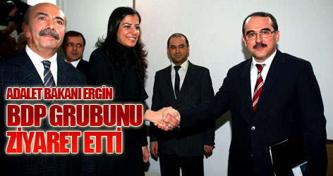 Adalet Bakanı BDP'yi ziyaret etti