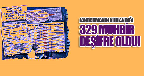 Jandarmanın 329 muhbiri deşifre oldu!