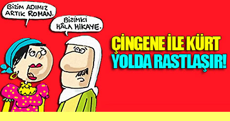 Çingene ile Kürt yolda rastlaşır