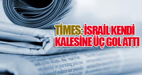 İsrail kendi kalesine üç gol attı!