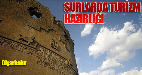 Diyarbakır surlarında turizm hazırlığı