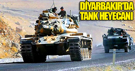 Diyarbakır'da tank heyecanı