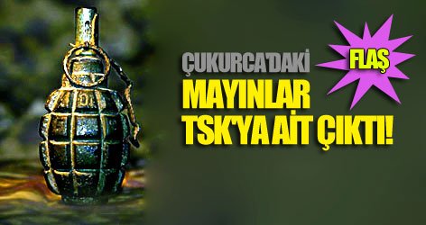 Çukurca'daki mayınlar TSK'ya ait