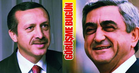 Erdoğan ile Sarkisyan biraraya geliyor