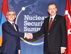 Erdoğan, Sarkisyan'la görüştü