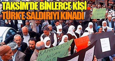 Taksim'de Binler Türk'e Saldırıyı kınadı