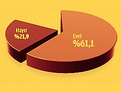 Bu da Zaman'ın referandun anketi!