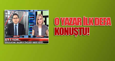 O Yazar ilk defa konuştu!
