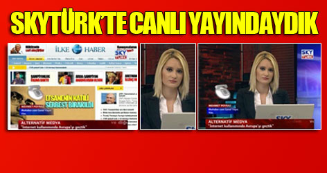 Skytürk'te canlı yayındaydık!