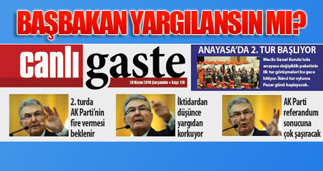 Baykal: Başbakan yargılansın mı?