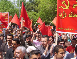 Süleymaniye'de 1 Mayıs yürüyüşü