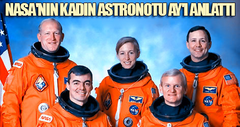 NASA'nın kadın astronotu Ay'ı anlattı
