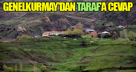 Genelkurmay'dan Taraf'a cevap