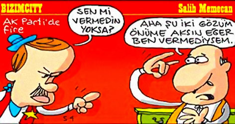 Salih Memecan fire'yi çizdi