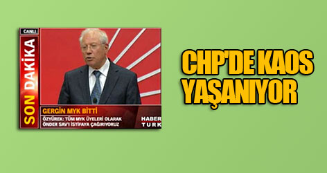 CHP MYK'da tartışma çıktı