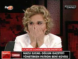 Nazlı Ilıcak, canlı yayında ağladı