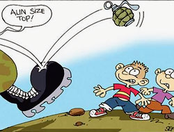 33 kurşun ve bir bomba