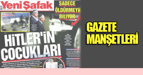 İsrail korsanlığına sert manşetler!