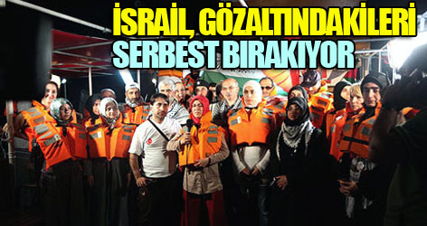 İsrail, gözaltındakileri serbest bırakıyor