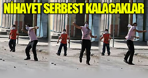 Taş atan çocuk cezaevine girmeyecek