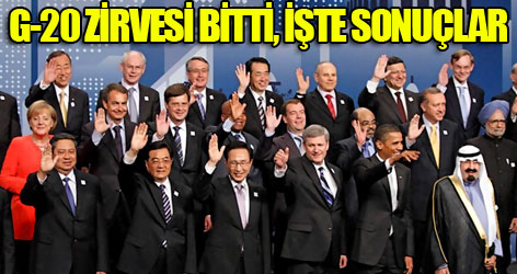 G-20 Zirvesi bitti, işte sonuçlar