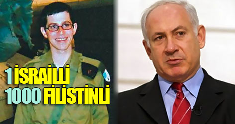 1 İsrailli için 1000 Filistinli