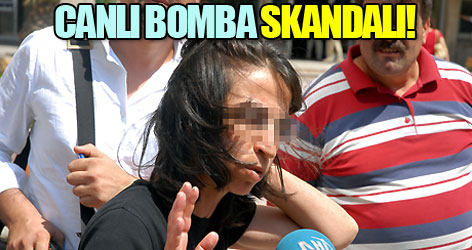 'Canlı bomba' basın toplantısı düzenledi!