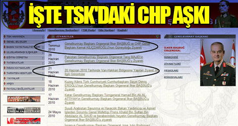 İşte TSK'daki CHP aşkı!
