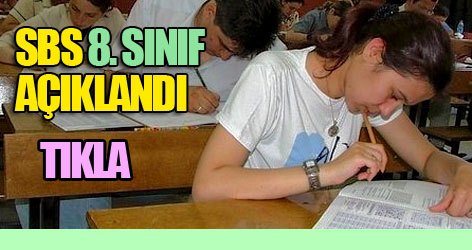 8. sınıfların SBS sonuçları açıklandı
