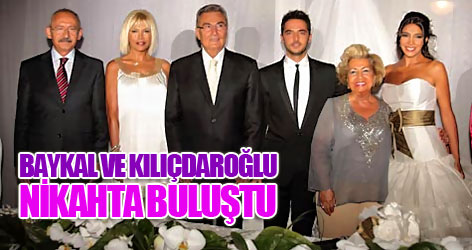 Baykal ve Kılıçdaroğlu nikahta buluştu
