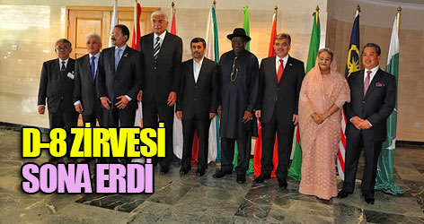 D-8 Zirvesi sona erdi