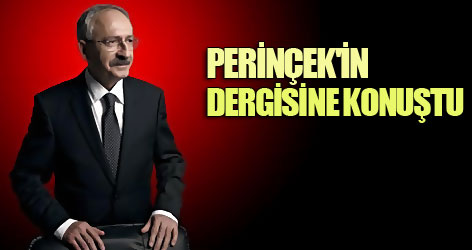 Perinçek'in dergisine konuştu