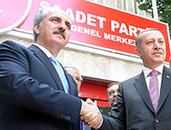 Erdoğan SP lideri Kurtulmuş ile görüştü