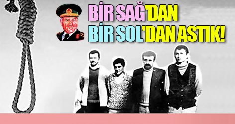 Bir SAĞ'dan bir SOL'dan astık!