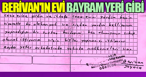 Taş atan Berivan'ın evi bayram yeri gibi