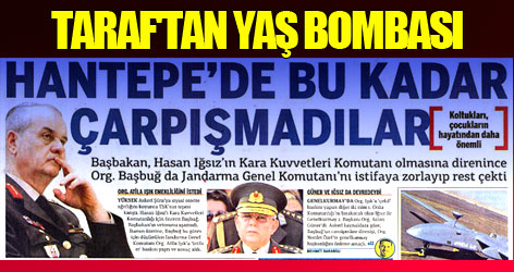 Taraf'tan YAŞ bombası
