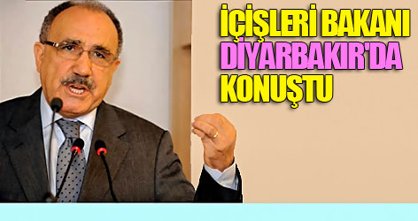 İçişleri bakanı Diyarbakır'da konuştu