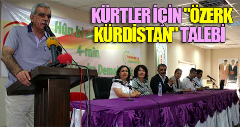 Kürtler için "Özerk Kürdistan" talebi