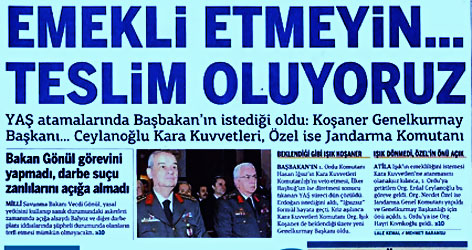 Taraf öyle bir manşet attı ki..