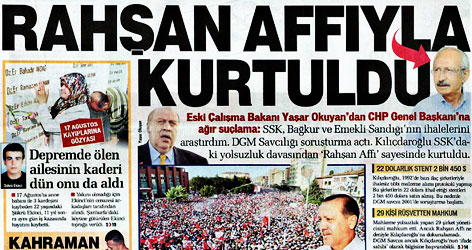 Kılıçdaroğlu Rahşan Affıyla Kurtuldu