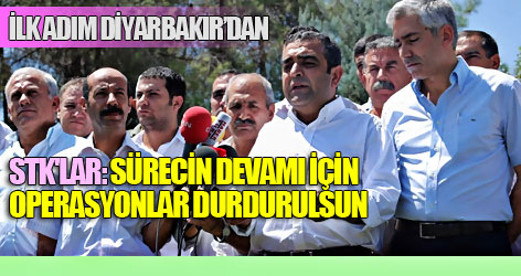 STK'lar: Sürecin devamı için operasyonlar durdurulsun
