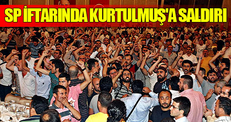 SP iftarında Kurtulmuş'a saldırı