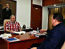 5 saatlik Castro-Chavez görüşmesi