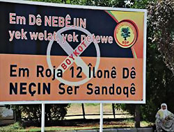 Kürtçe afişlerin toplatılması istendi