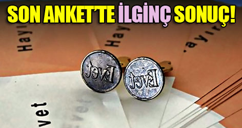 'Evet'çileri şaşırtan anket!